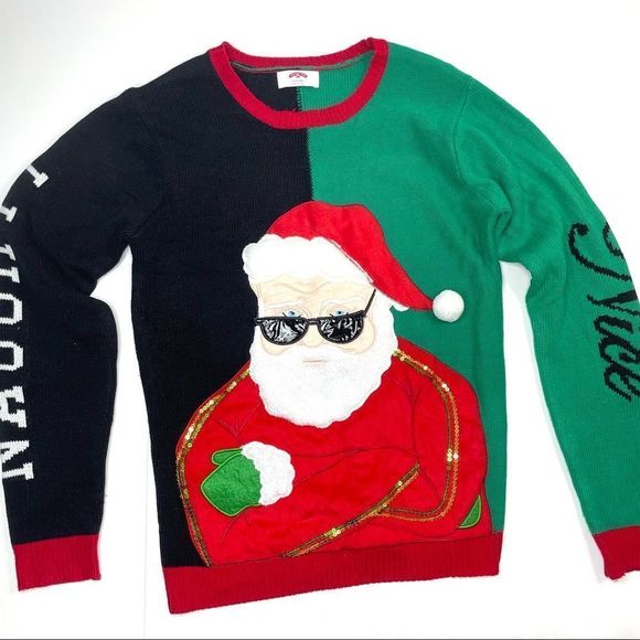 Santa Claus Ugly Christmas Sweater - Picture 1 of 8